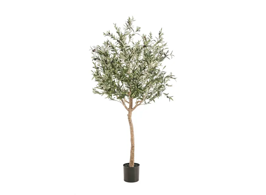 Handmade Large Luxury Faux Olive Tree - Fire Retardant – Artificial Green