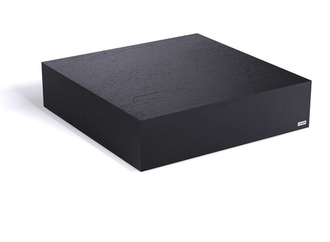 Table basse Johnson Chêne - Noir mat