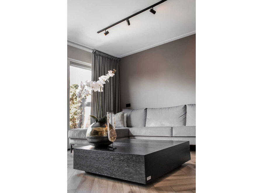 Salontafel 'Johnson' Eiken - Matzwart