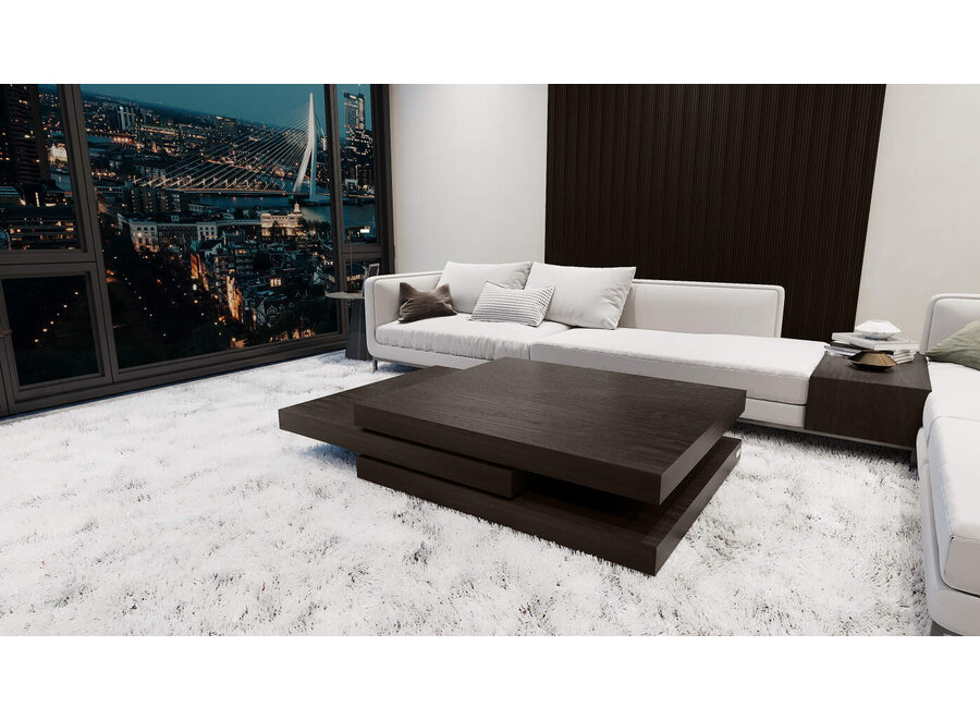 Table basse 'Blanca' Chêne - Wengé