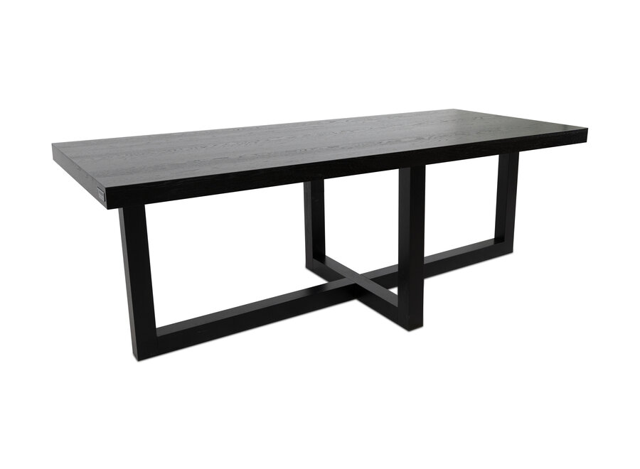 Dining table Cox Oak - Matt black