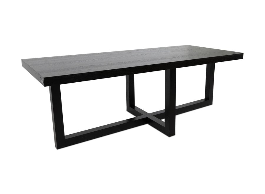 Dining table 'Cox' Oak - Matt black