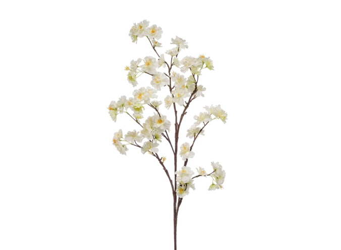 Artificial Branches Cherry Blossom set of 2 - Cream