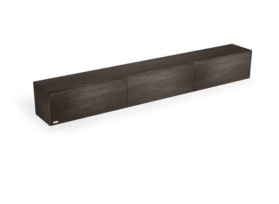 TV-Schrank Johnson Oak 3 Ventile hängend – Wenge