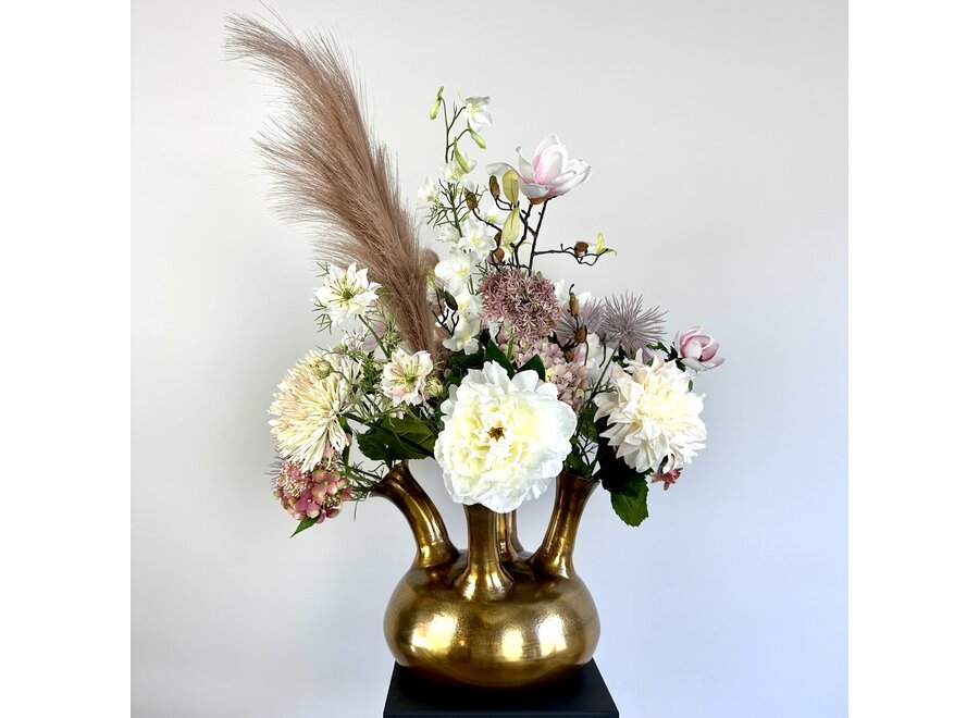 Artificial bouquet 'Rose' for horn vase