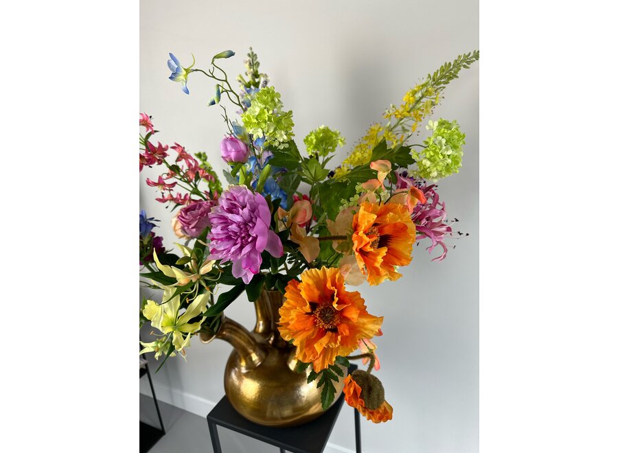 Künstlicher Blumenstrauß 'Multicolor' für Hornvase