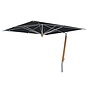 Parasol 'Ischia' 280x280 - Teck Argent/Noir