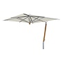 Parasol 'Ischia' 280x280 - Teak Zilver/Ecru