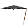 Parasol 'Ischia' Ø340 - Teak Silver/Black