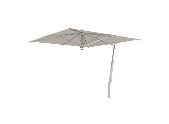 Parasol 'Ischia' 280x280 - Silver/Taupe