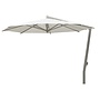 Parasol 'Ischia' Ø340 - Argent/Blanc