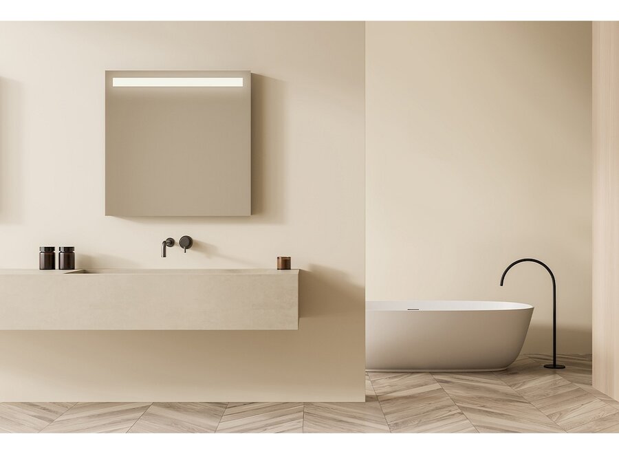 Miroir salle de bain 'Light' Carré