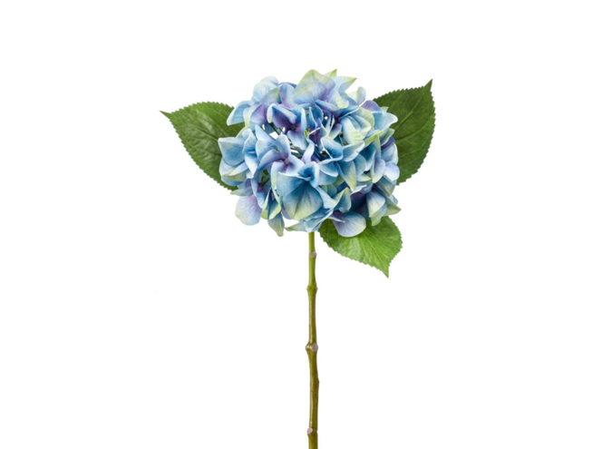 Kunstbloemen Hortensia set van 6 - Blue