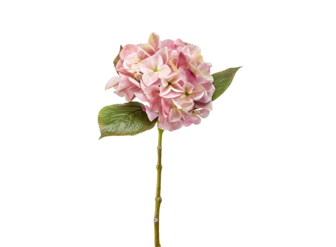 Artificial flowers Hydrangea set of 6 - Pink