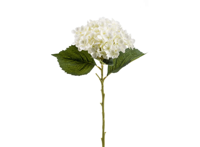 Artificial flowers Hydrangea set of 6 - Cream