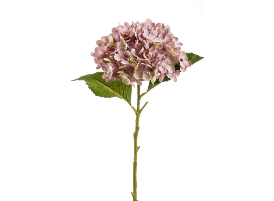 Fleurs artificielles Hortensia lot de 6 - Purple