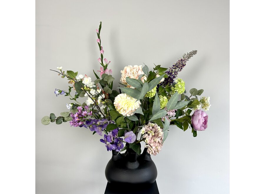 Artificial bouquet 'Pastel' for horn vase