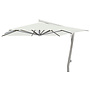 Parasol 'Capri' 350x350 - Zilver/Wit