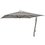 Parasol 'Capri' 350x350 - Argent/Taupe