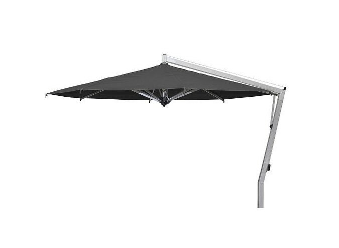 Parasol 'Capri' Ø400 - Argent/Noir