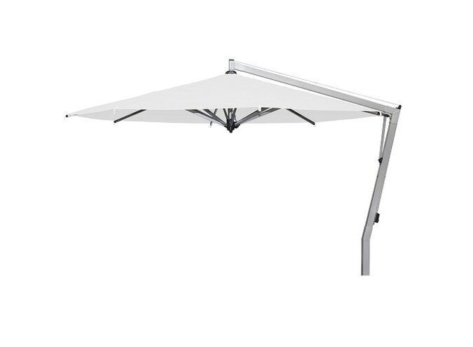 Parasol 'Capri' Ø400 - Argent/Blanc