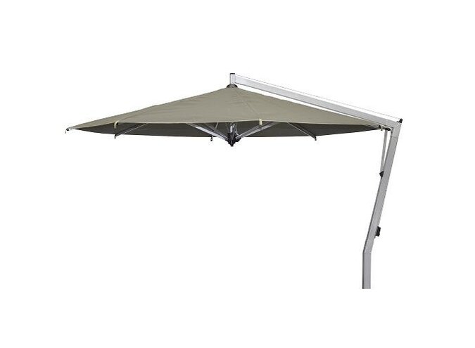 Parasol 'Capri' Ø400 - Silver/Taupe