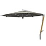Parasol 'Capri' Ø400 - Teck Argent/Taupe