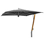 Parasol 'Capri' 300x400 - Teak Silver/Black
