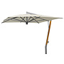 Parasol 'Capri' 300x400 - Teck Argent/Ecru