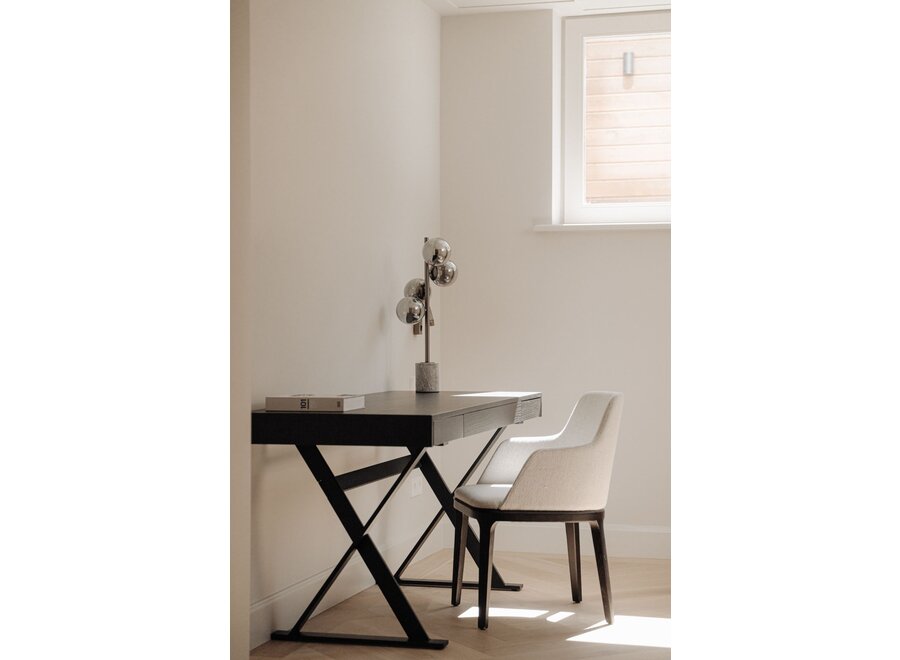 Chaise de salle à manger 'Febe' - White Italian Fabric