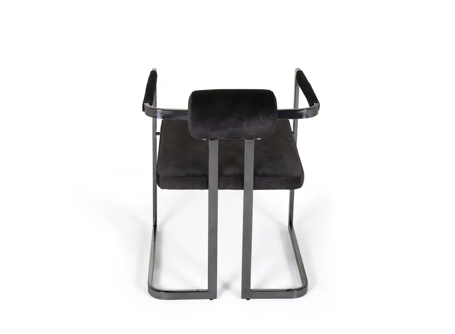 Dining room chair 'Milo' - Graphite Velvet