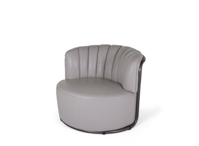 Armchair Monti - Cappuccino White Leather