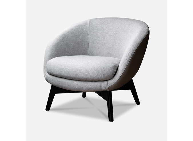 Fauteuil Nardo - Grey Italian fabric