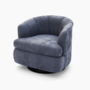 Fauteuil pivotant 'Monte' - Soft Grey Velvet