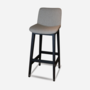 Bar chair 'Febe' - Light Taupe Hopsack fabric