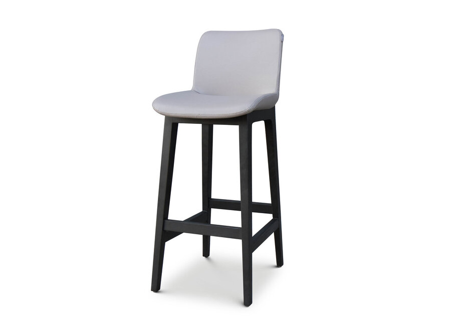 Bar chair Febe - Beige Leather