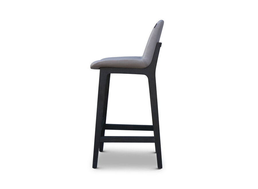 Bar chair 'Febe' - Beige Leather