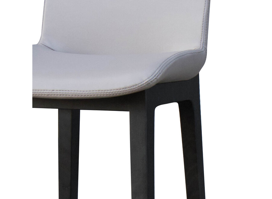 Bar chair 'Febe' - Beige Leather