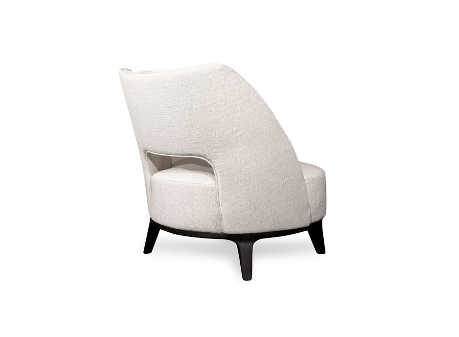 Fauteuil 'Marino' - White Hopsack fabric