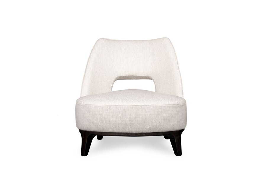 Fauteuil 'Marino' - White Hopsack fabric