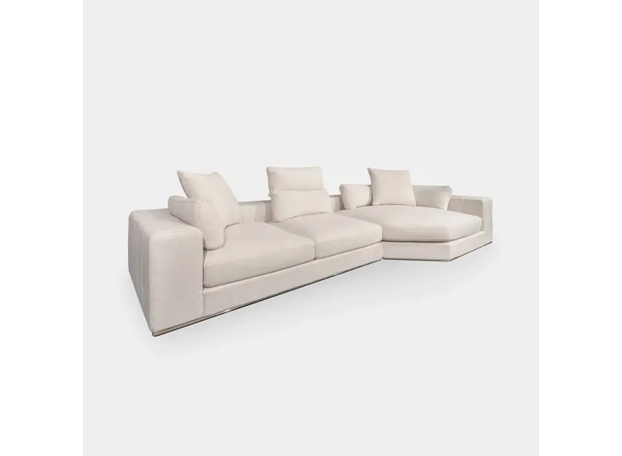 Sofa 'Venice' - Beige/White Weave