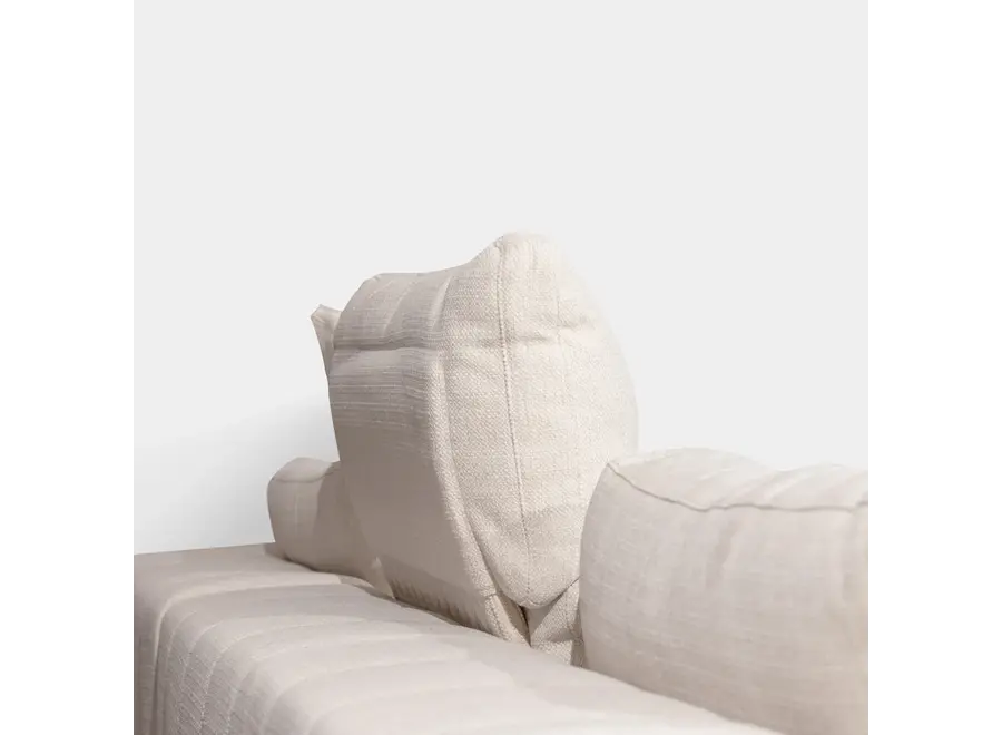 Canapé 'Venise' - Corner - R - Beige/White Weave