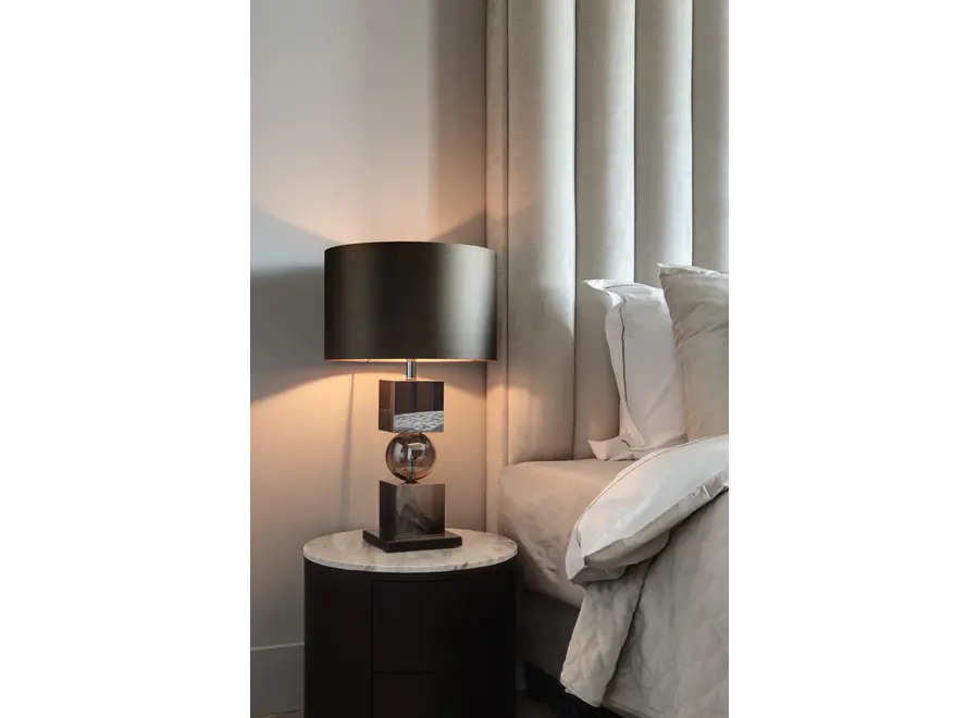 Side table 'Aldo' - Charcoal Oak