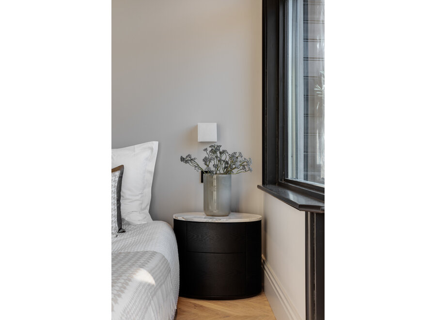 Nachttisch 'Bologna' - Charcoal Oak