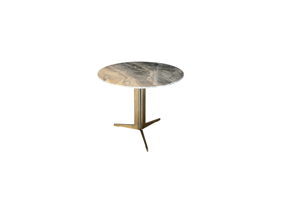 Side table 'Luna' - Café au Lait - L