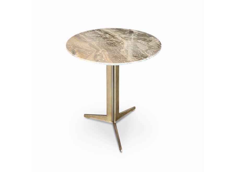 Side table 'Luna' - Café au Lait - S