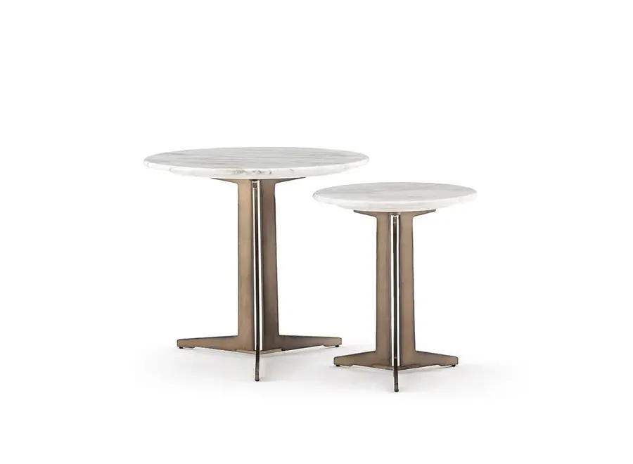 Table d'appoint 'Luna' - Arabesque Marble - L