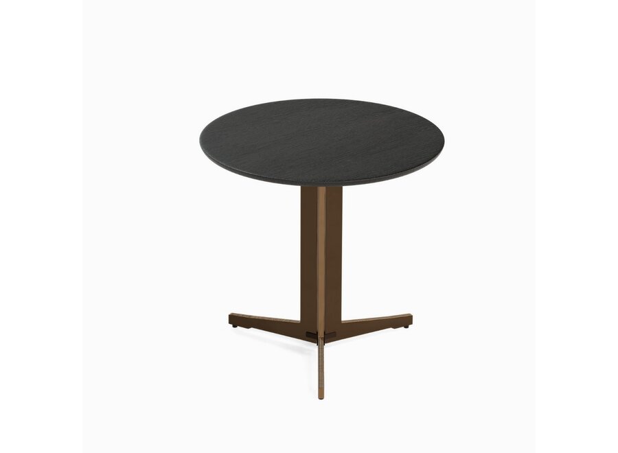 Bijzettafel 'Luna' - Black Oak - L