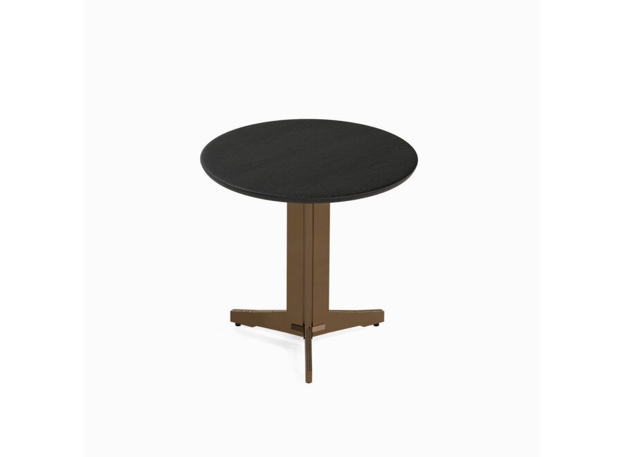 Bijzettafel 'Luna' - Black Oak - S