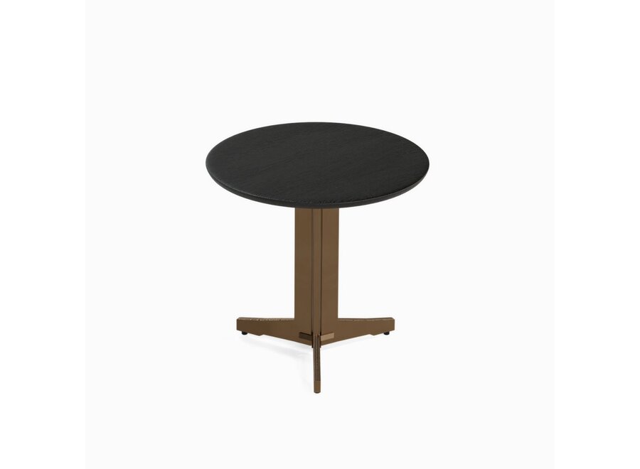 Side table 'Luna' - Black Oak - S